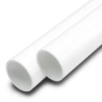 أنابيب UPVC ضغط 12 بار مقاس 8 إنش سمك 10.3 مم لون أبيض