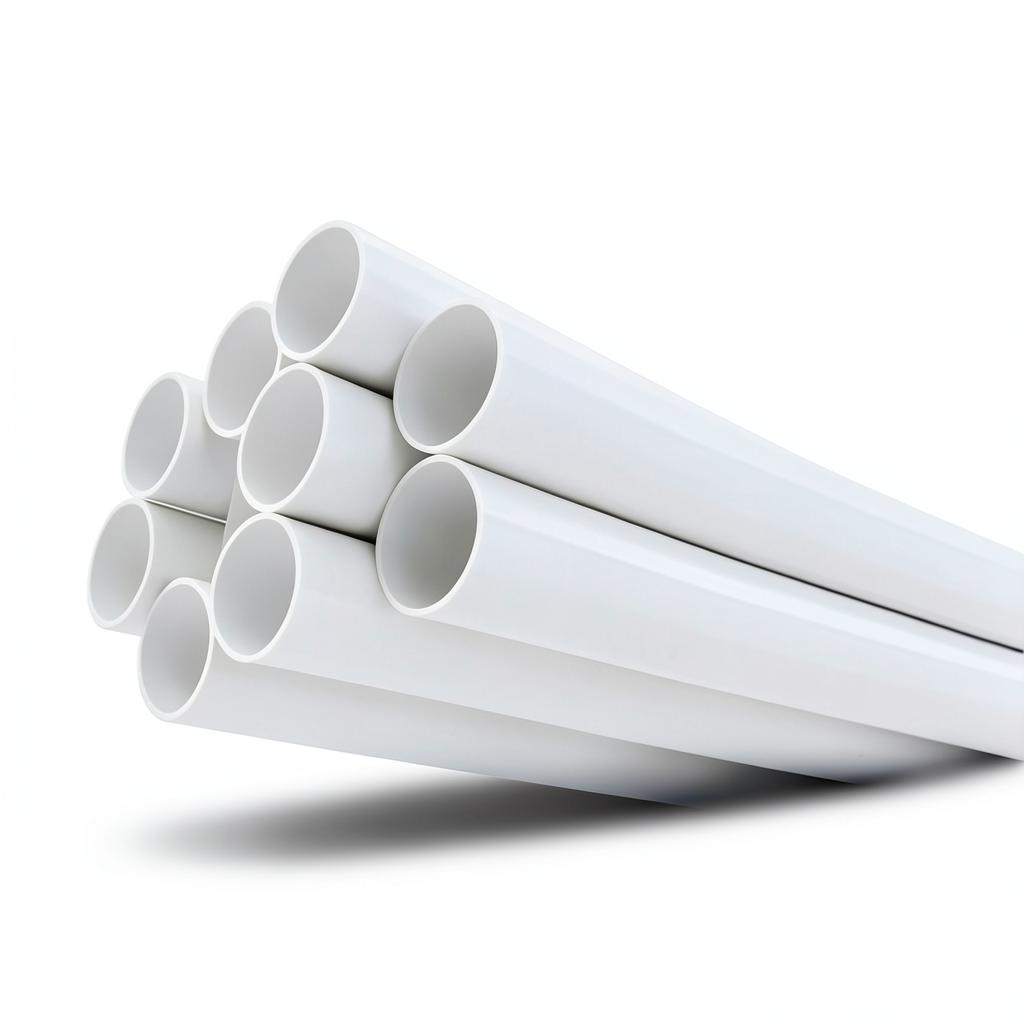 مواسير UPVC ضغط 21.7 بار مقاس 1 1/4 إنش سمك 3.12 مم لون أبيض