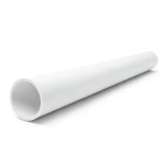 مواسير UPVC ضغط 21.7 بار مقاس 1 1/2 إنش سمك 3.58 مم لون أبيض
