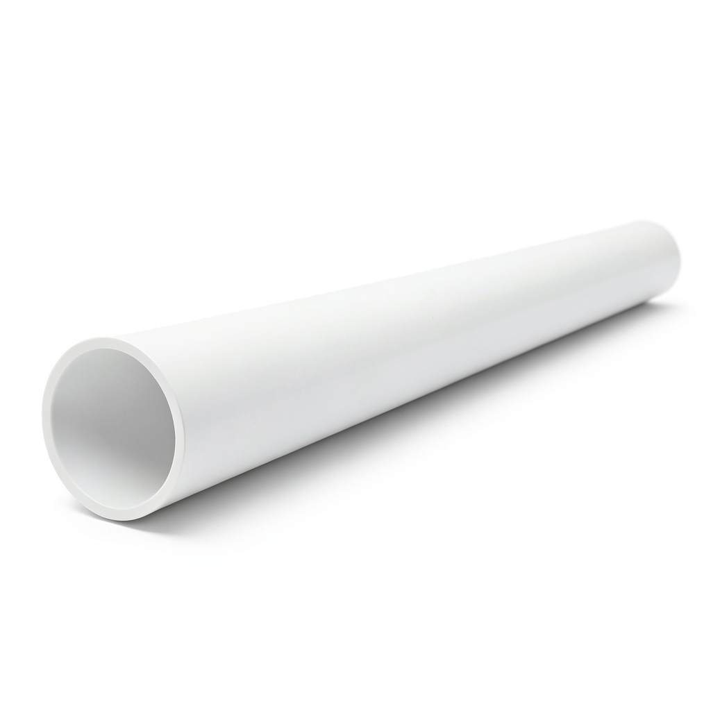 مواسير UPVC ضغط 21.7 بار مقاس 1 1/2 إنش سمك 3.58 مم لون أبيض