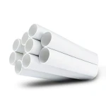 مواسير UPVC ضغط 21.7 بار مقاس 2 إنش سمك 4.47 مم لون أبيض
