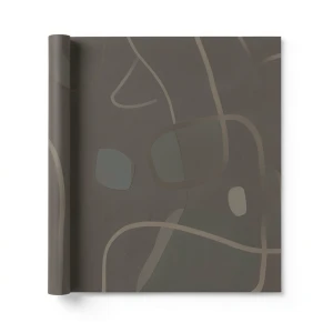 Wall Decoration Modern Design 10 m x 0.53 m Dark Beige