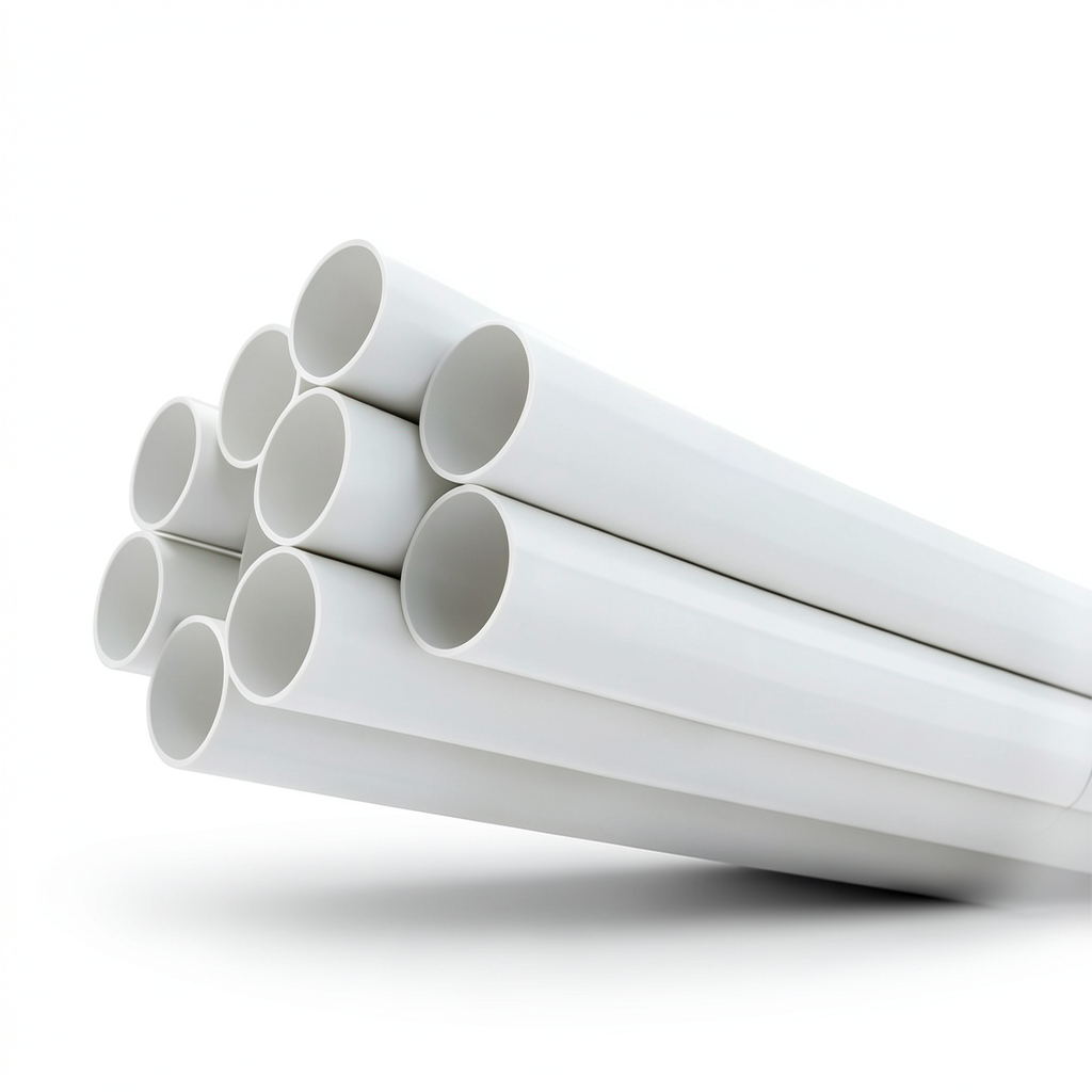 UPVC Pipe Nominal Pressure 21.7 Bar Size 3 inch Thickness 6.58 mm White