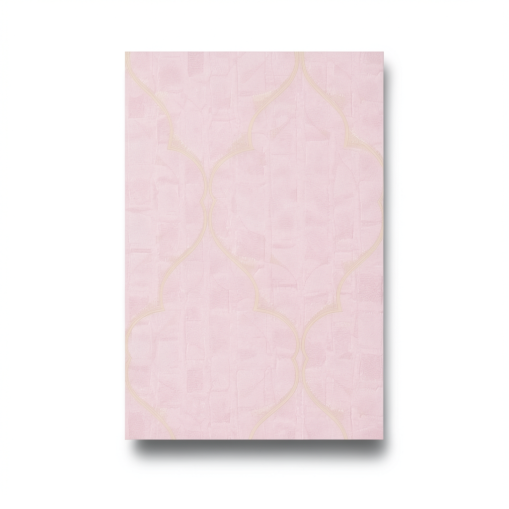 Italian Wallpaper 10m x 0.53m Pink, Model 57024