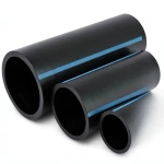 مواسير HDPE الوطني لشبكات المياه ضغط 12.5 بار قطر خارجي 75 مم سمك 4.5 مم لون اسود