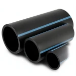 أنابيب HDPE الوطني ضغط 12.5 بار قطر خارجي 90 مم سمك 5.4 مم لون أسود
