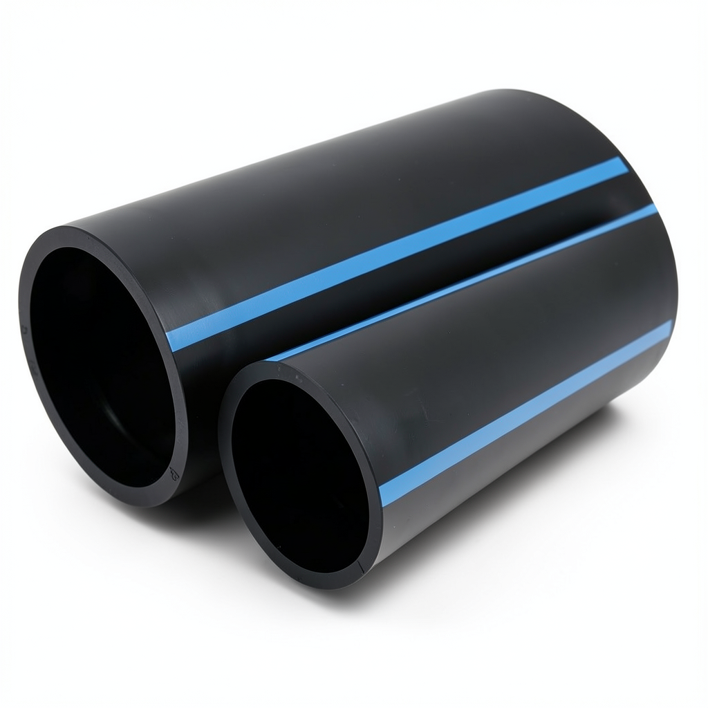 NPF HDPE Pipes Nominal Pressure 16 Bar Outside Diameter 110 mm Thickness 6.6 mm Black