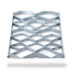 Galvanized Steel Expanded Metal Mesh Thickness 4.8 mm Width 2.44 m Length 7 m