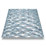 Galvanized Steel Expanded Metal Mesh Thickness 3.8 mm Width 2.44 m Length 6 m