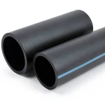 أنابيب HDPE الوطني للضغط 16 بار قطر 140 مم سمك 8.3 مم لون أسود