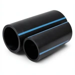 أنابيب HDPE الوطني ضغط 12.5 بار قطر 225 مم سمك 10.8 مم أسود