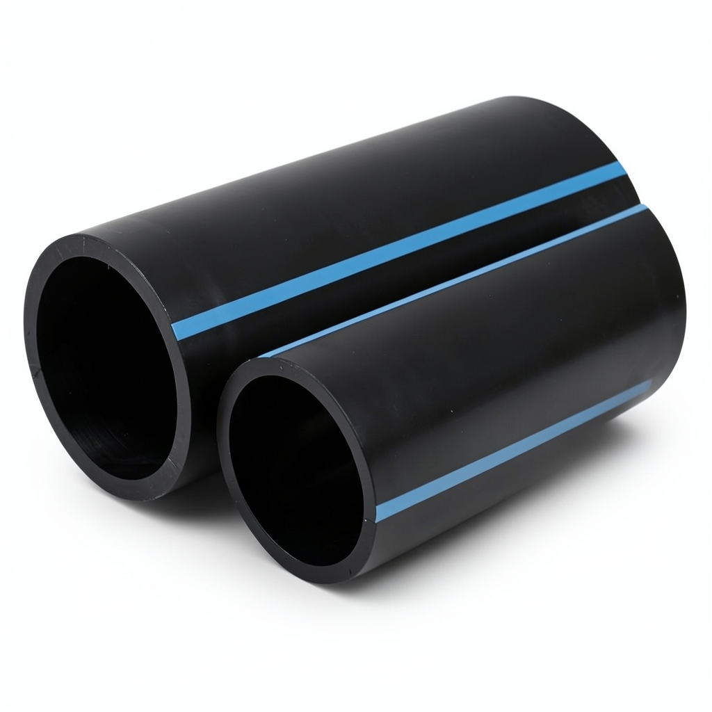 أنابيب HDPE الوطني ضغط 12.5 بار قطر 225 مم سمك 10.8 مم أسود