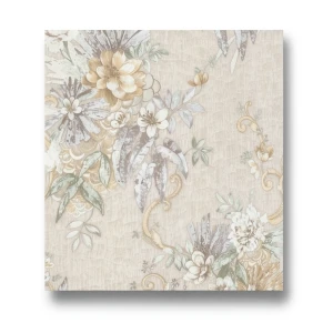 ورق جدران تصميم ورود مقاس 10 م×1.06م، لون بيج، موديل 82864