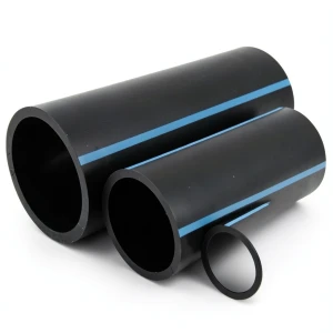 مواسير HDPE الوطني لشبكات المياه ضغط 16 بار قطر خارجي 160 مم سمك 9.5 مم لون اسود