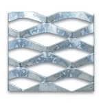 Galvanized Steel Expanded Metal Mesh Thickness 5.8 mm Width 2.44 m Length 2 m