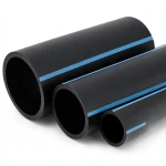 أنابيب NPF HDPE لشبكات المياه ضغط 12.5 بار قطر 280 مم سمك 13.4 مم لون أسود