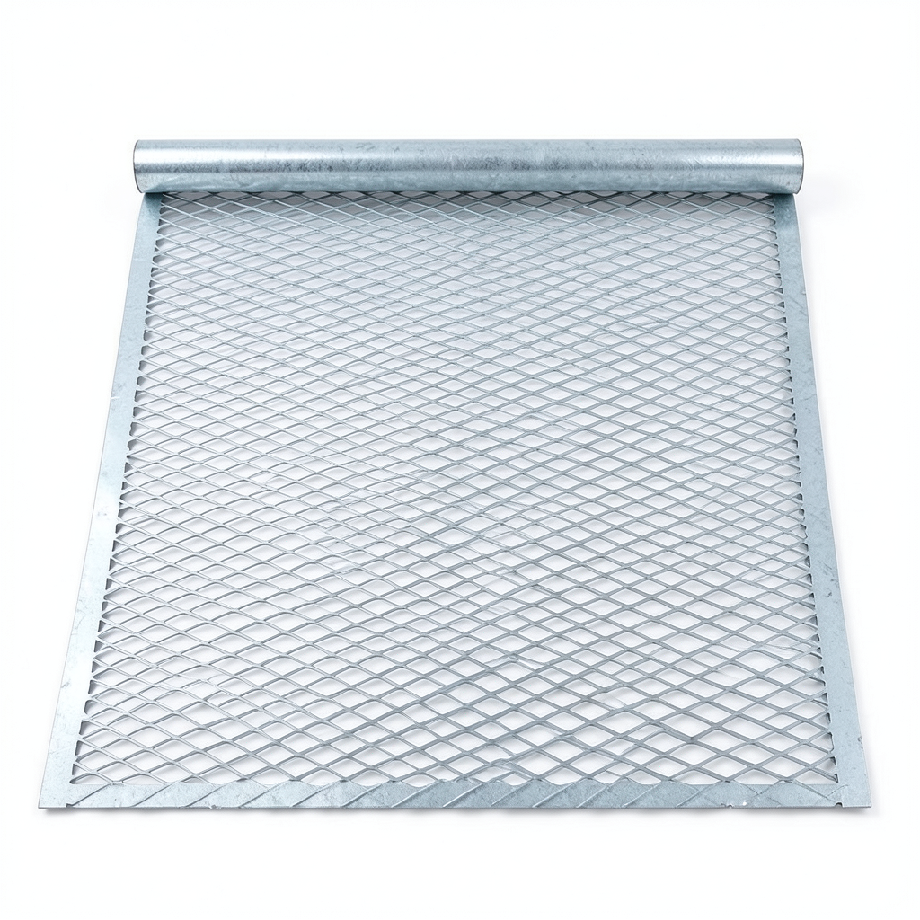 Galvanized Steel Expanded Metal Mesh Thickness 5.8 mm Width 2.44 m Length 2 m