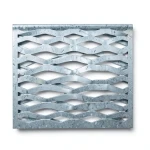 Galvanized Steel Expanded Metal Mesh Thickness 4.8 mm Width 2.44 M Length 1 M