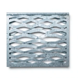 Galvanized Steel Expanded Metal Mesh Thickness 4.8 mm Width 2.44 M Length 1 M
