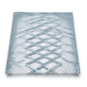Galvanized Steel Expanded Metal Mesh Thickness 5.8 mm Width 2.44 M Length 3 meter