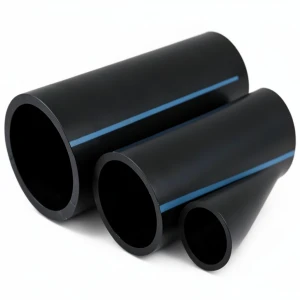 مواسير HDPE الوطني لشبكات المياه ضغط 16 بار قطر خارجي 250 مم سمك 14.8 مم لون اسود