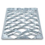 Galvanized Steel Expanded Metal Mesh Thickness 5.8 mm Width 2.44 M Length 5 M