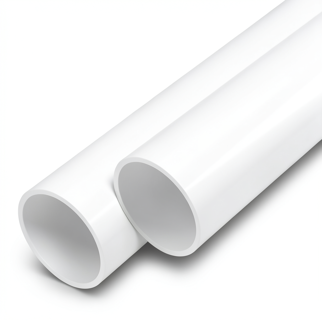 UPVC Pipes Nominal Pressure 15 Bar Size 2 1/2 inch Thickness 4.8 mm White