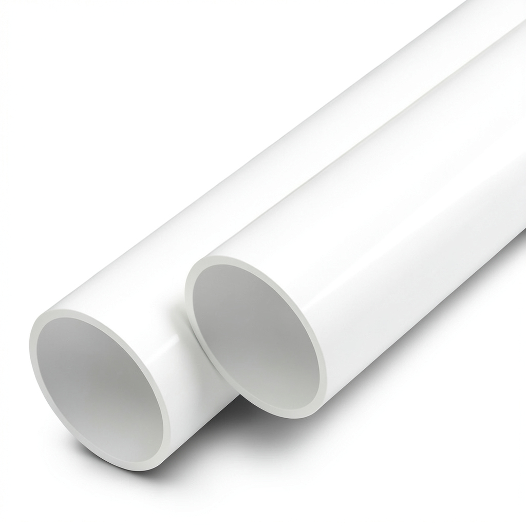 UPVC Pipes 15 Bar Nominal Pressure 4 Inch Size 7.3 mm Thickness White