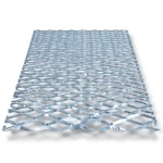 Galvanized Steel Expanded Metal Mesh Thickness 4.8 mm Width 2.44 m Length 4 m