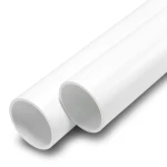 مواسير UPVC ضغط اسمي 15 بار مقاس 8 إنش سمك 12.6 مم لون أبيض