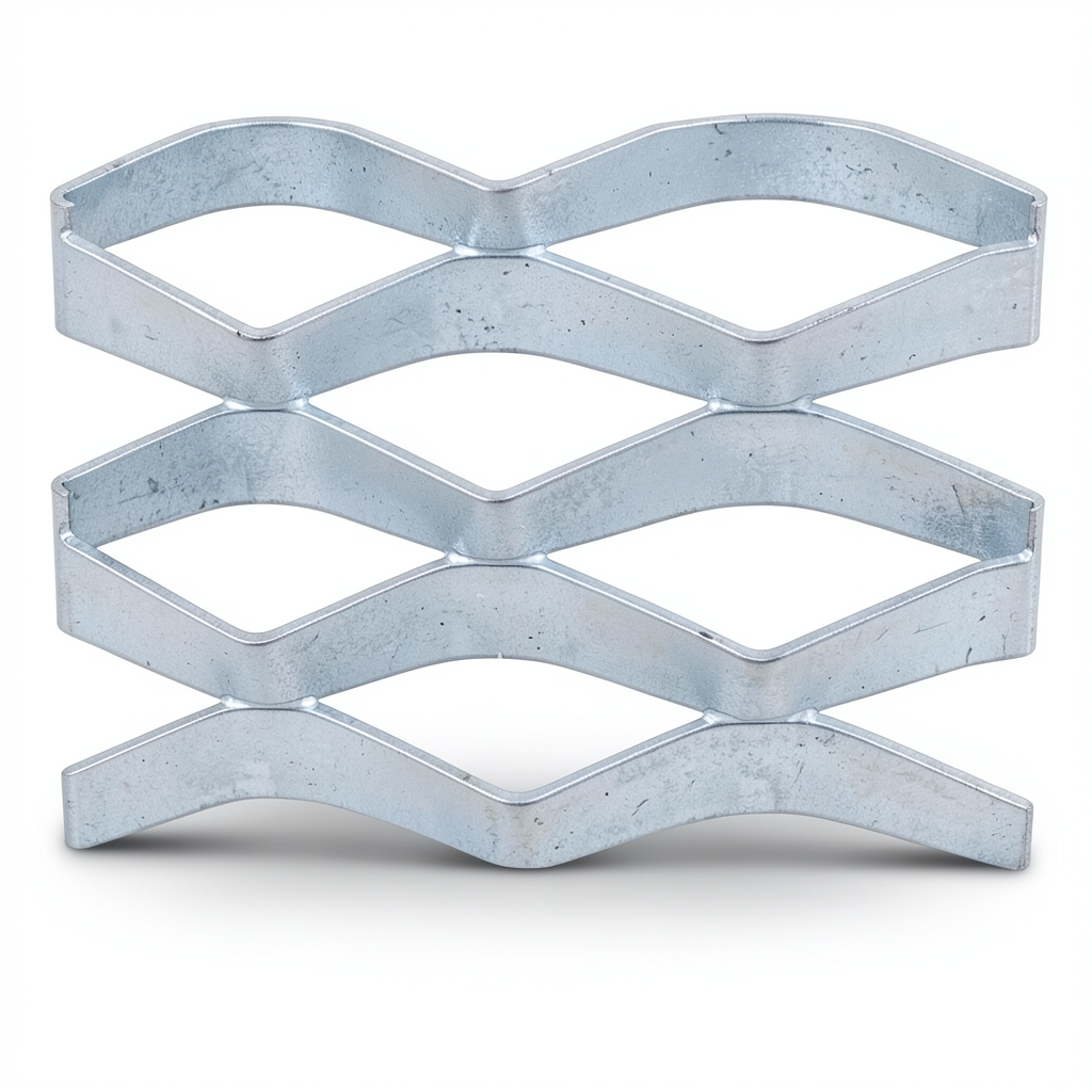 Galvanized Steel Expanded Metal Mesh Thickness 4.8 mm Width 2.44 m Length 6 m