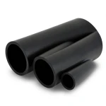 مواسير HDPE الوطني ضغط 12.5 بار قطر 140 مم سمك 6.7 مم أسود