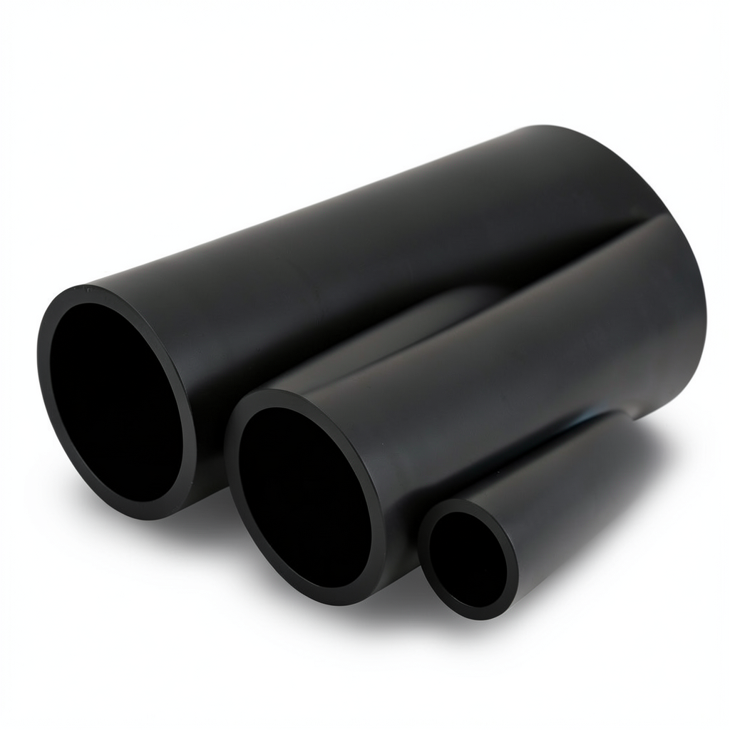 مواسير HDPE الوطني ضغط 12.5 بار قطر 140 مم سمك 6.7 مم أسود