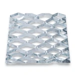 Galvanized Steel Expanded Metal Mesh Thickness 5.8 mm Width 2.44 M Length 7 meter