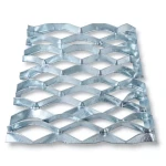 Galvanized Steel Expanded Metal Mesh Thickness 5.8 mm Width 2.44 M Length 7 meter