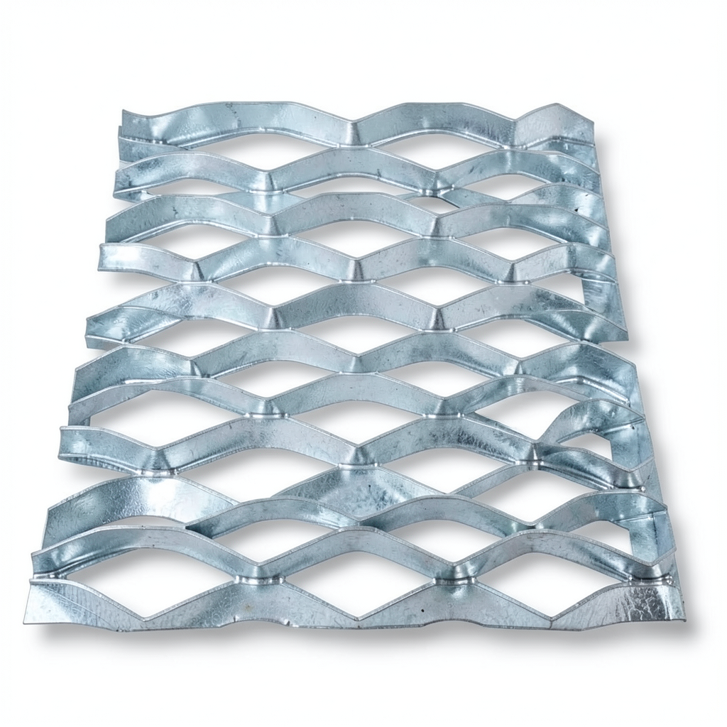 Galvanized Steel Expanded Metal Mesh Thickness 5.8 mm Width 2.44 M Length 7 meter