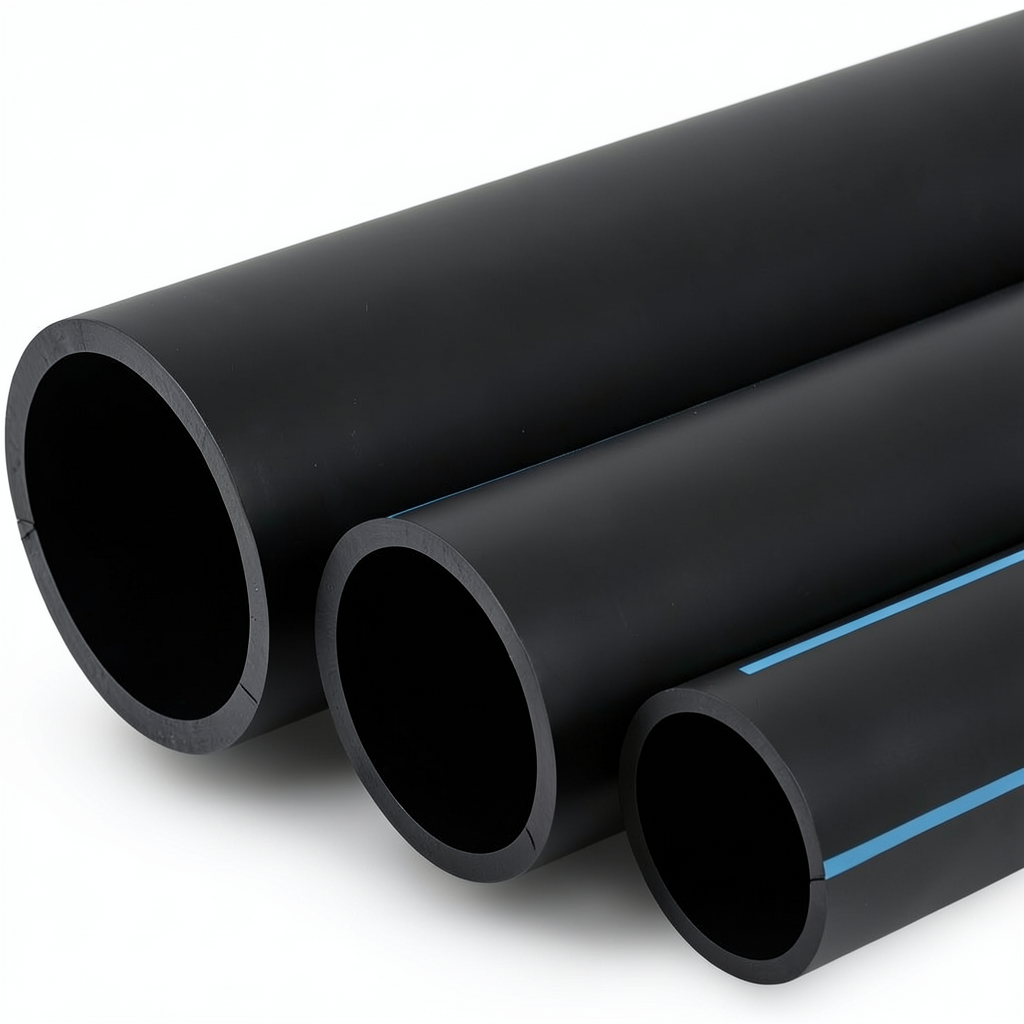 NPF HDPE Pipes Nominal Pressure 12.5 Bar Diameter 40 mm Thickness 2.4 mm Black