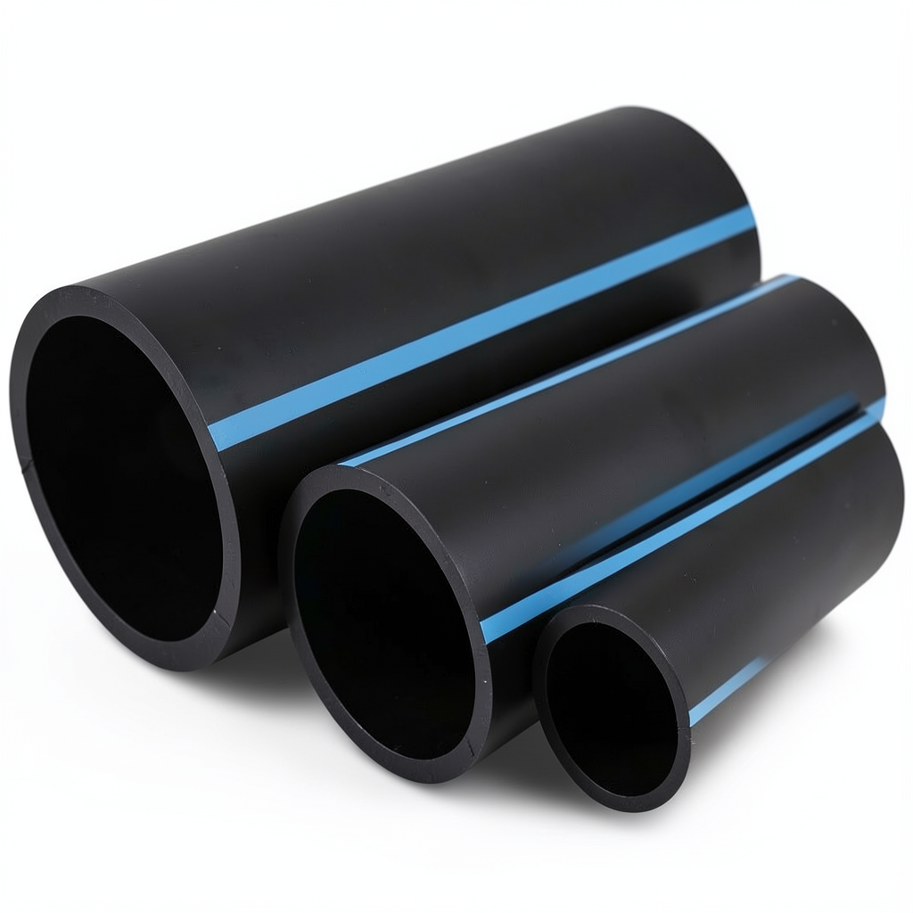 NPF HDPE Pipes Nominal Pressure 12.5 Bar Outside Diameter 50 mm Thickness 3 mm Black