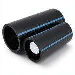 مواسير HDPE الوطني لشبكات المياه ضغط 12.5 بار قطر خارجي 63 مم سمك 3.8 مم لون اسود