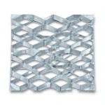 Galvanized Steel Expanded Metal Mesh Thickness 5.8 mm Width 2.44 M Length 1 M