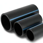 مواسير HDPE الوطني لشبكات المياه ضغط 12.5 بار قطر خارجي 180 مم سمك 8.6 مم لون اسود
