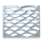 Galvanized Steel Expanded Metal Mesh Thickness 6 mm Width 2.44 m Length 3 m