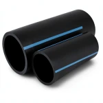 مواسير HDPE الوطني ضغط 16 بار قطر خارجي 110 مم سمك 6.6 مم لون أسود