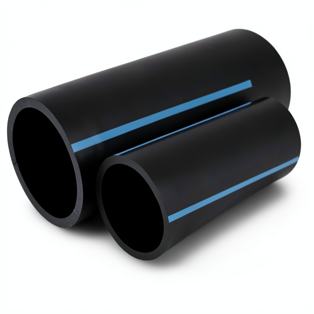مواسير HDPE الوطني ضغط 16 بار قطر خارجي 110 مم سمك 6.6 مم لون أسود