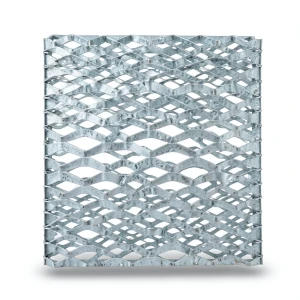Galvanized Steel Expanded Metal Mesh Thickness 5.8 mm Width 2.44 m Length 2 m