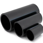 مواسير HDPE الوطني لشبكات المياه ضغط 16 بار قطر خارجي 125 مم سمك 7.4 مم أسود