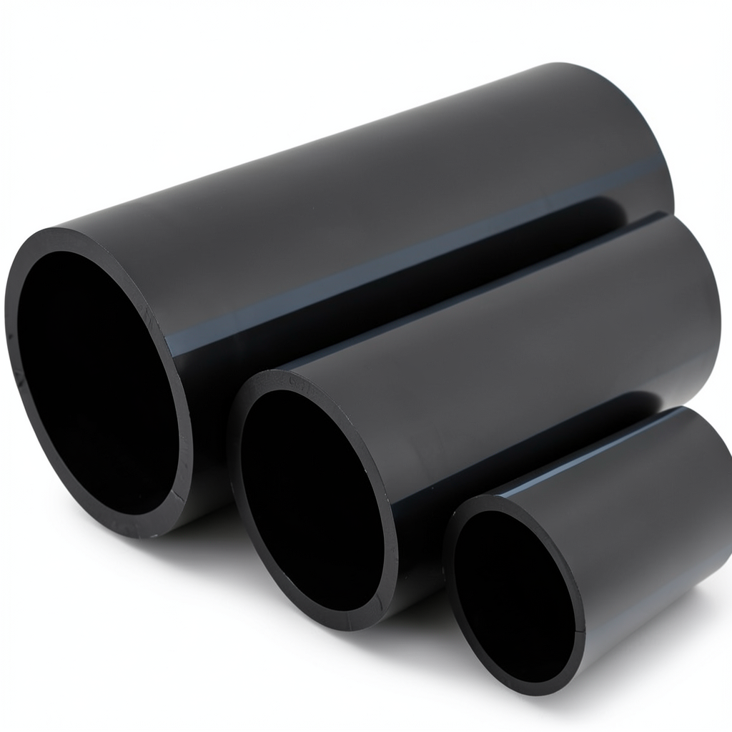 NPF HDPE Pipes Nominal Pressure 16 Bar Outside Diameter 125 mm Thickness 7.4 mm Black
