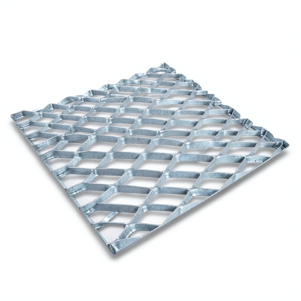 Galvanized Steel Expanded Metal Mesh Thickness 6 mm Width 2.44 m Length 3 m