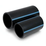 أنابيب HDPE الوطني للضغط 16 بار قطر 140 مم سمك 8.3 مم لون أسود