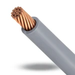 سلك كهرباء مجدول نحاس 16 ملم، 450/750 فولت، معزول PVC رمادي